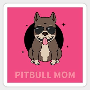 Pitbull Mom Sticker